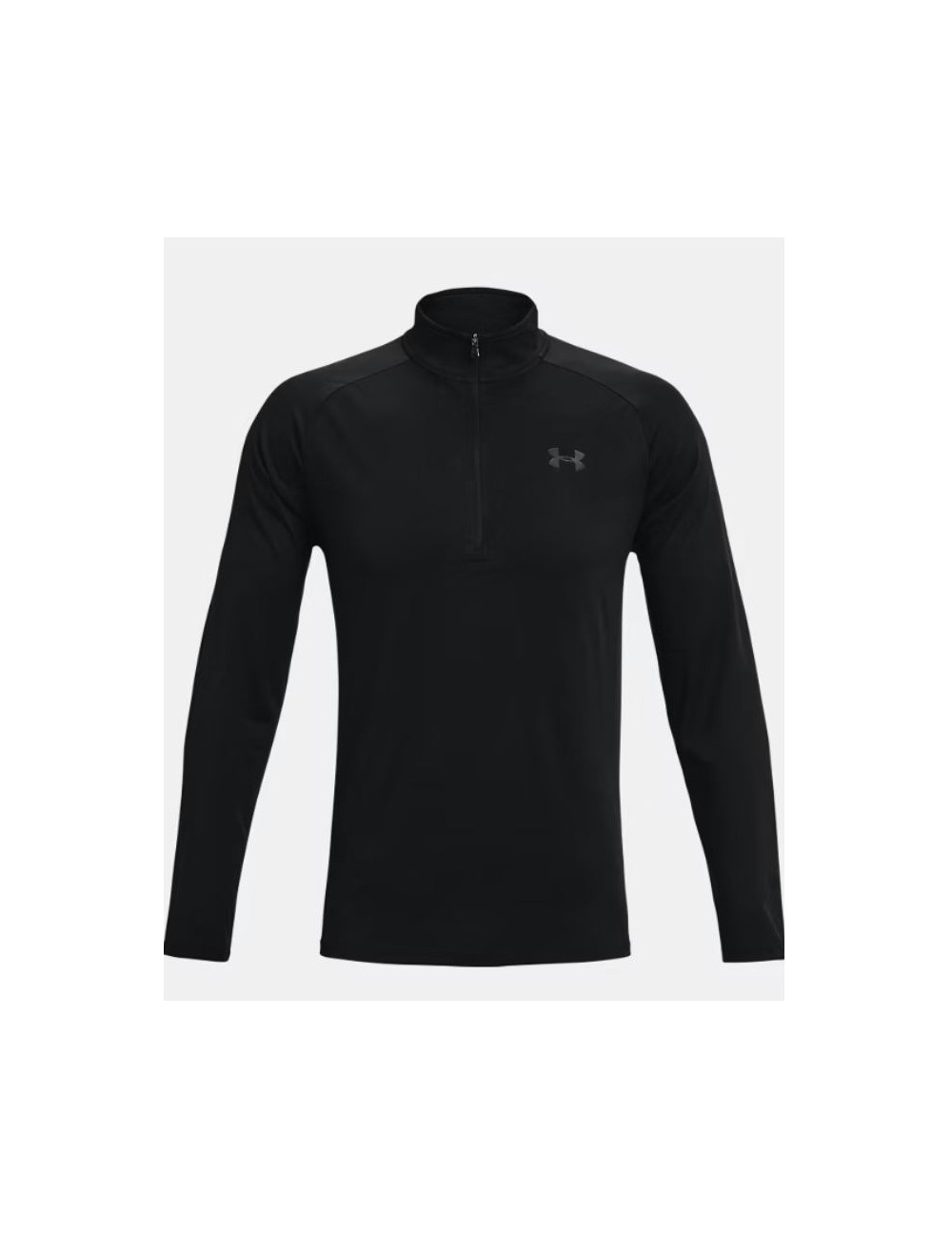 HAUT MANCHES LONGUES 1/4 ZIP UA TECH 2.0 NOIR