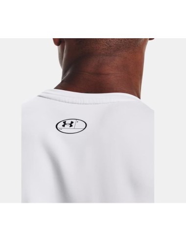 BASELAYER COLDGEAR UNDER ARMOUR COL RAS BLANC