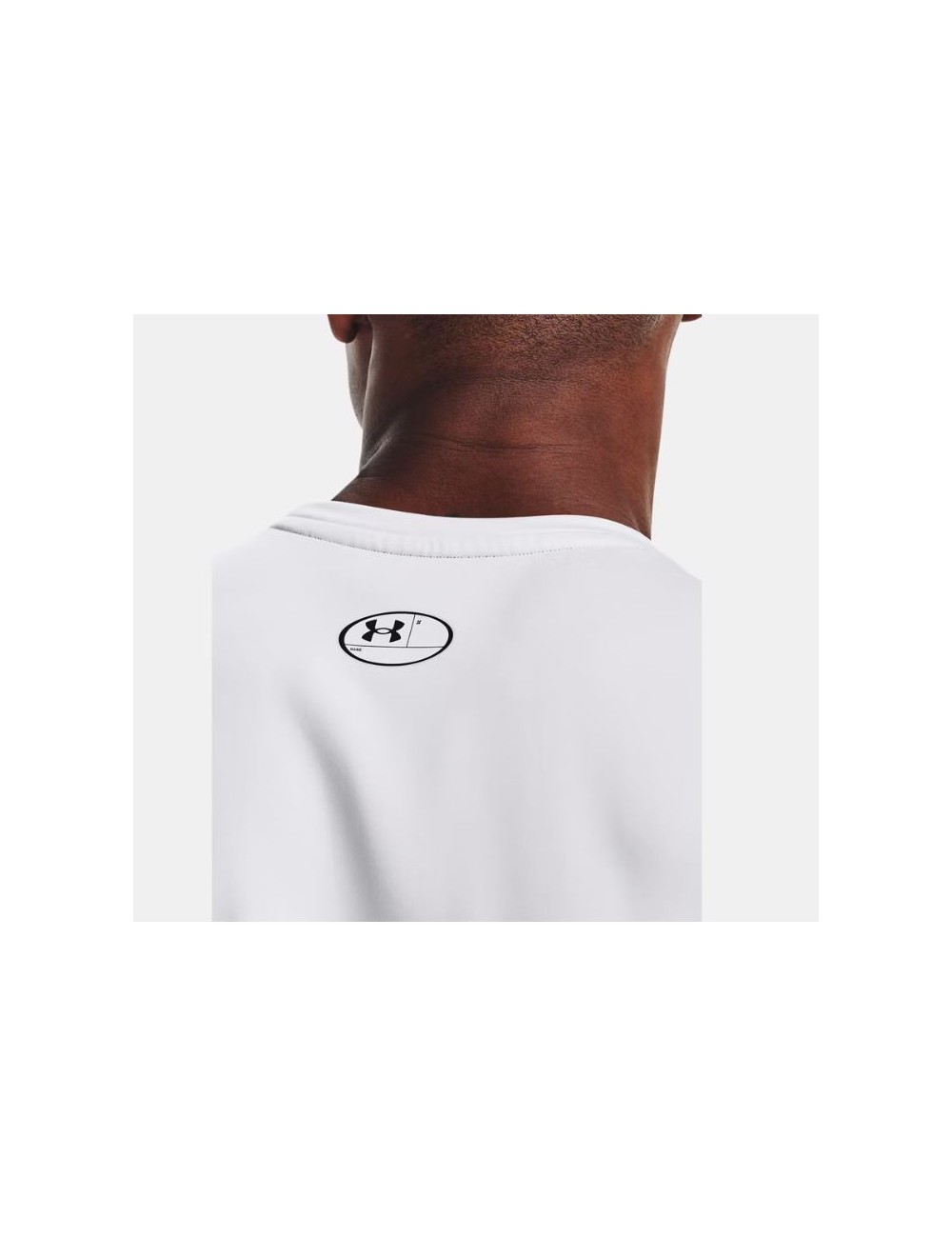 BASELAYER COLDGEAR UNDER ARMOUR COL RAS BLANC