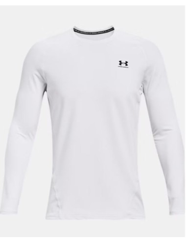 BASELAYER COLDGEAR UNDER ARMOUR COL RAS BLANC