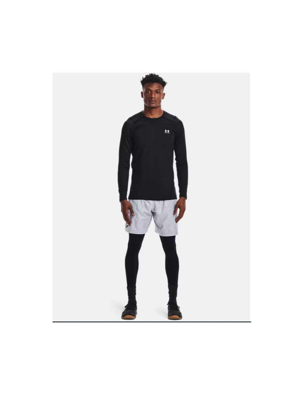 BASELAYER COLDGEAR UNDER ARMOUR COL RAS NOIR