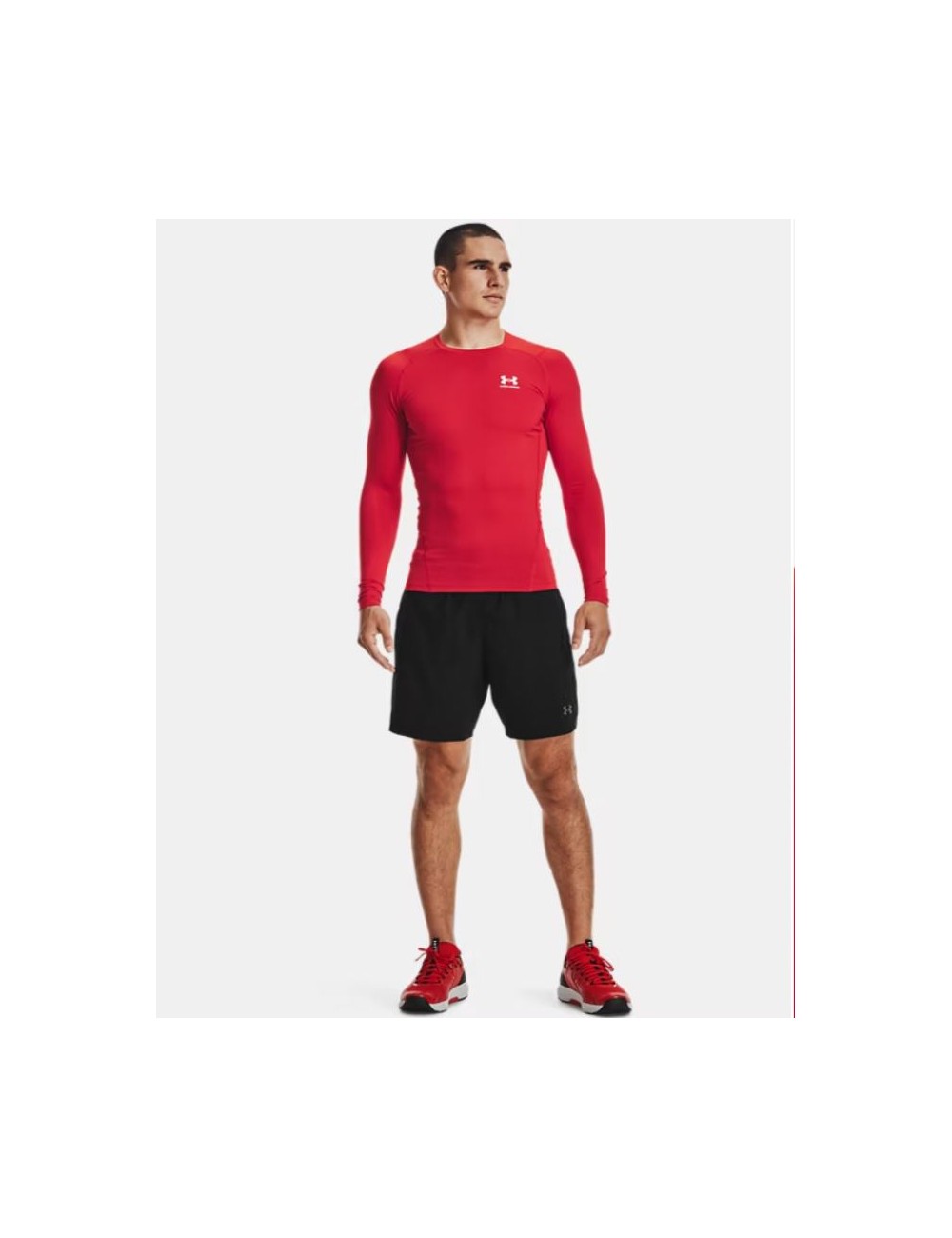 Baselayer UA heatgear compression rouge