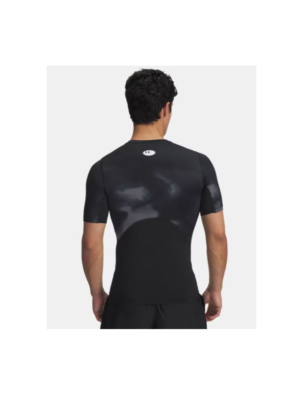 T-SHIRT HG PRINT UNDER ARMOUR NOIR 