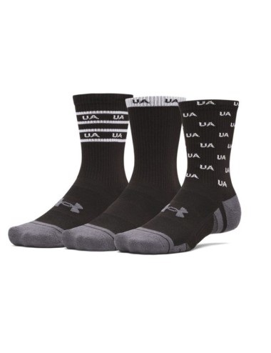 LOT DE 3 PAIRES DE CHAUSSETTES UA PERF TECH NOIR