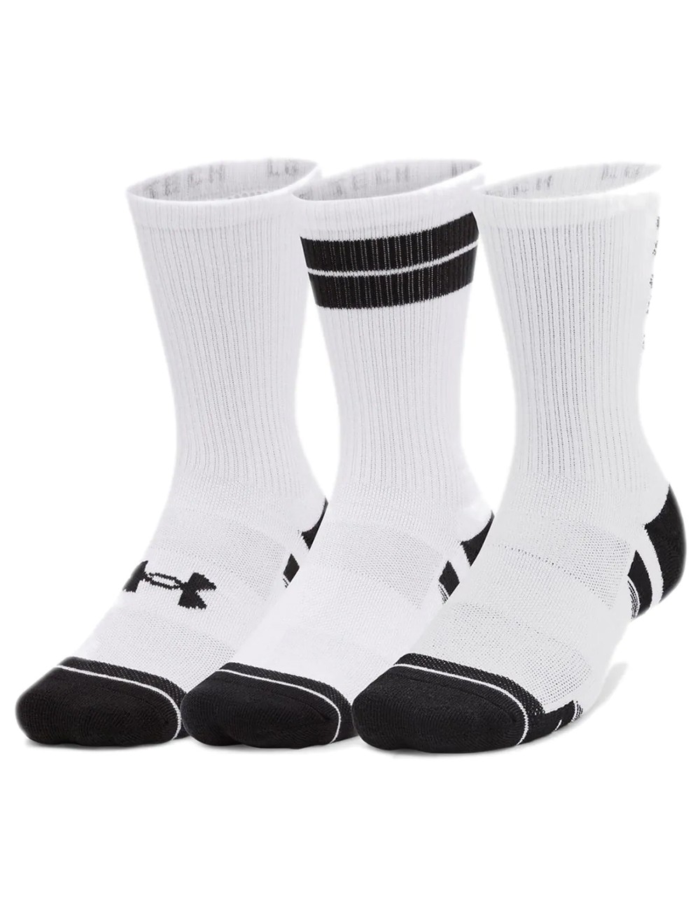 LOT DE 3 PAIRES DE CHAUSSETTES UA PERF TECH BLANC