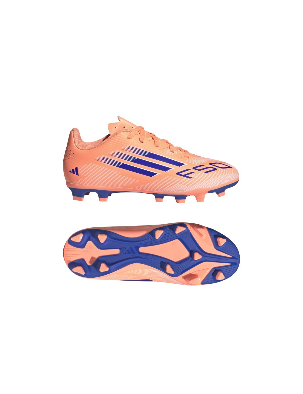 CRAMPONS F50 CLUB FG/MG J ENFANT ORANGE