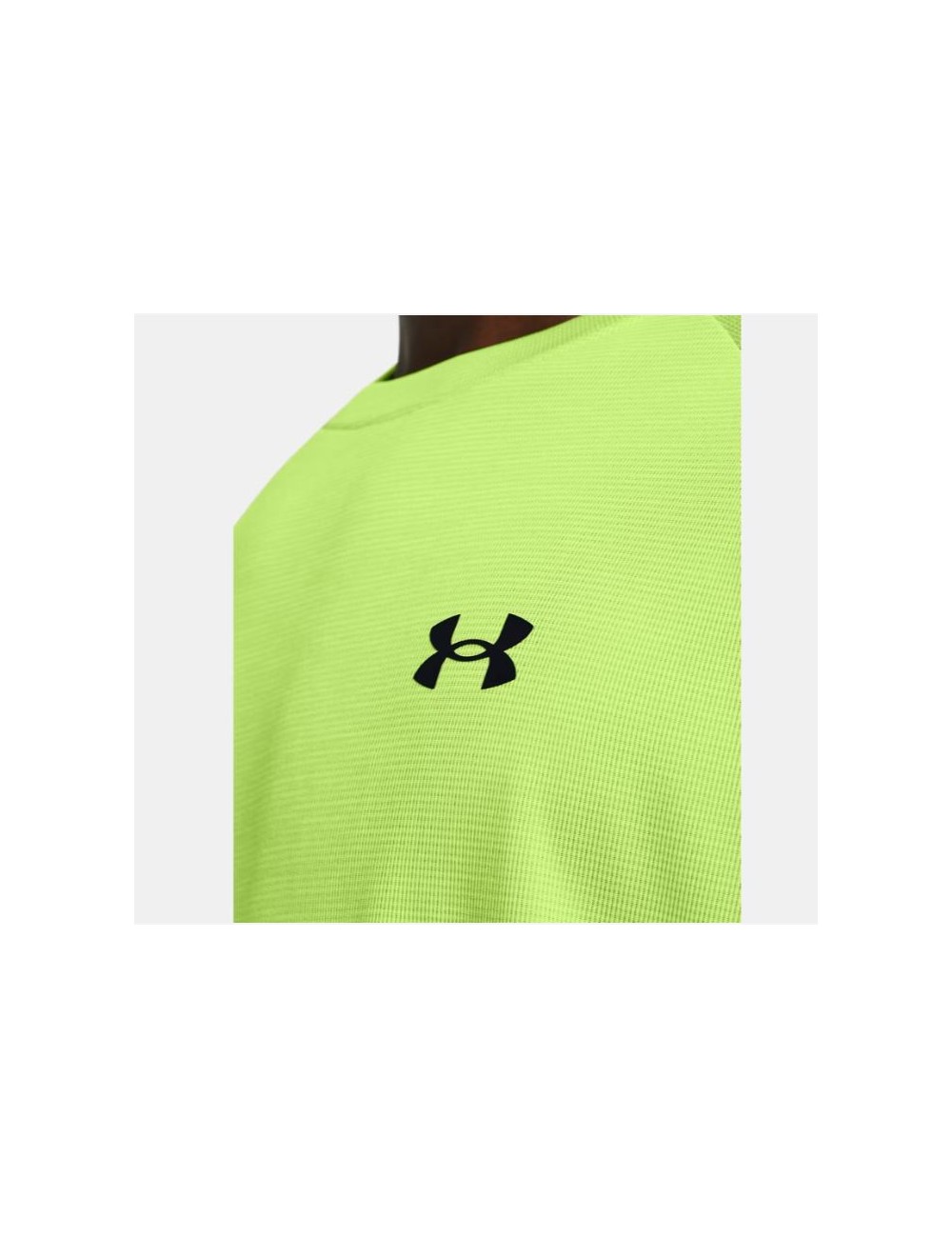 T-SHIRT UNDER ARMOUR TECH TEXTURED VERT