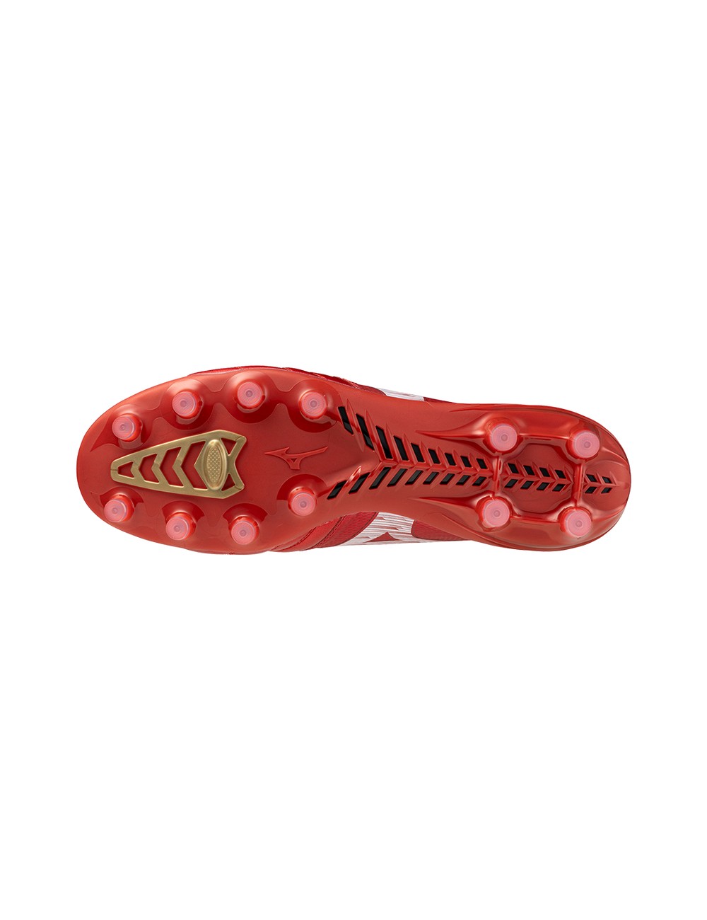 CRAMPONS MIZUNO MORELIA NEO BETA ELITE MD ROUGE