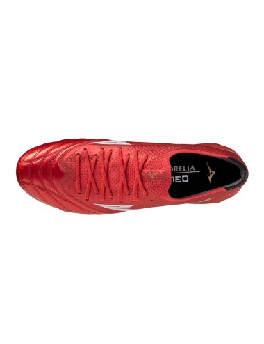 CRAMPONS MIZUNO MORELIA NEO BETA ELITE MD ROUGE