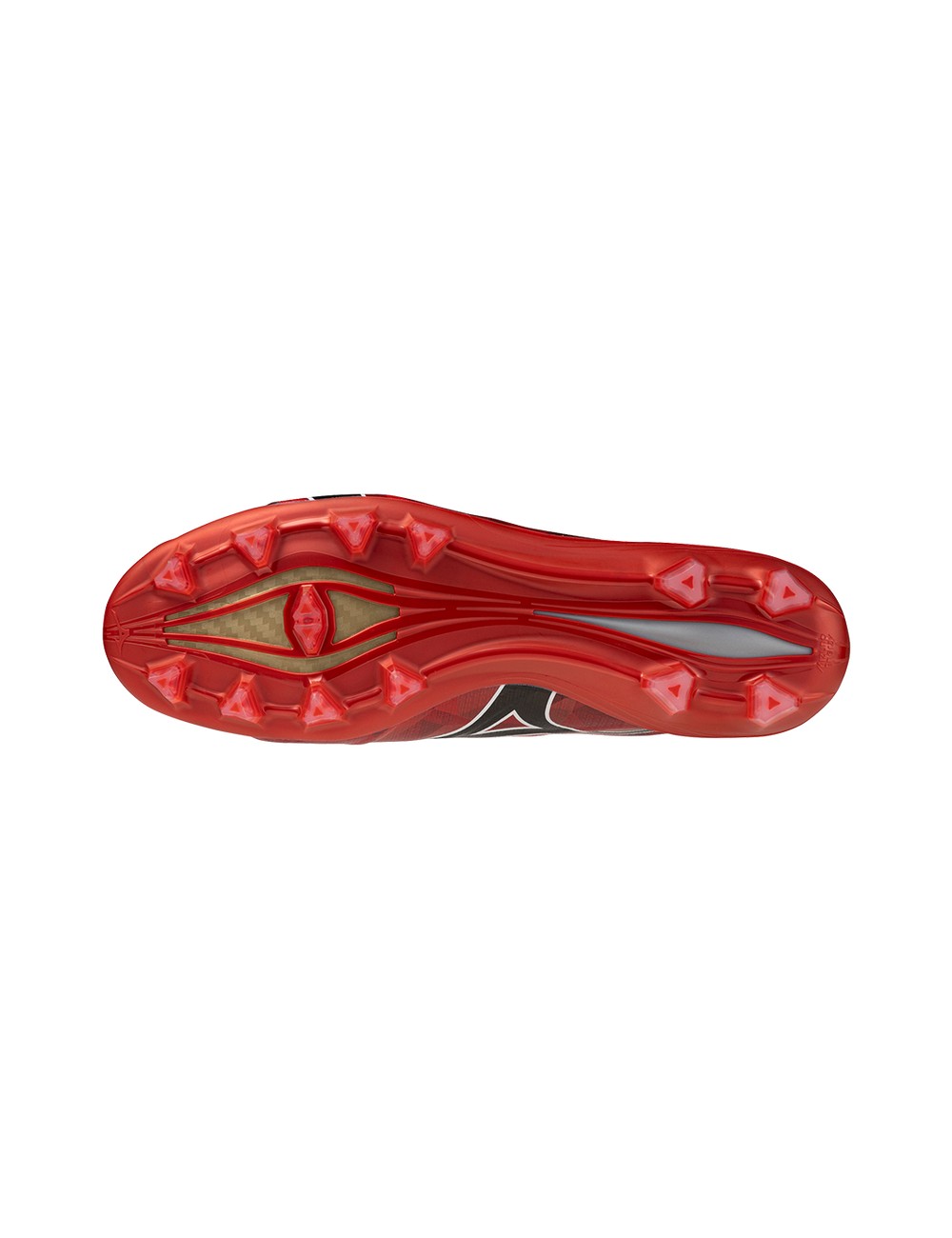 CRAMPONS MIZUNO ALPHA II ELITE MD ROUGE