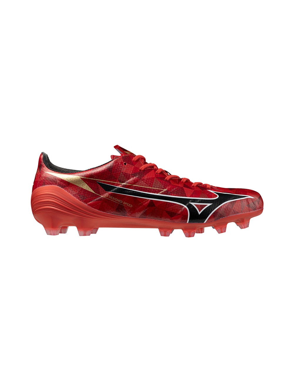 CRAMPONS MIZUNO ALPHA II ELITE MD ROUGE