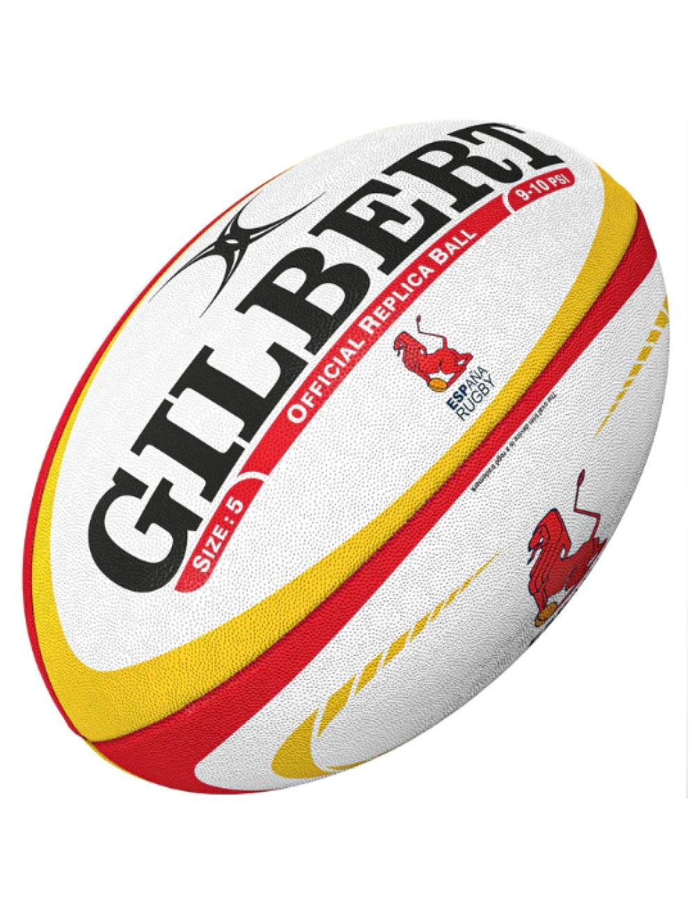 BALLON RUGBY REPLICA ESPAGNE GILBERT TAILLE 5