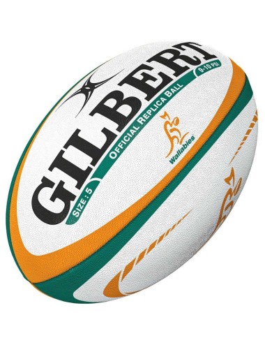 BALLON RUGBY REPLICA AUSTRALIE GILBERT TAILLE 5