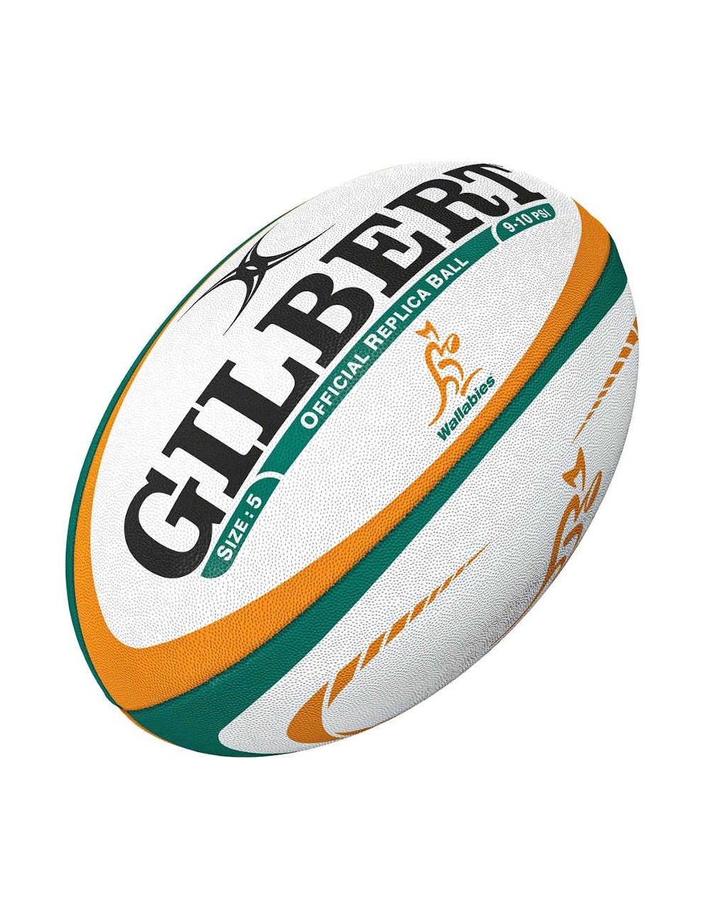 BALLON RUGBY REPLICA AUSTRALIE GILBERT TAILLE 5
