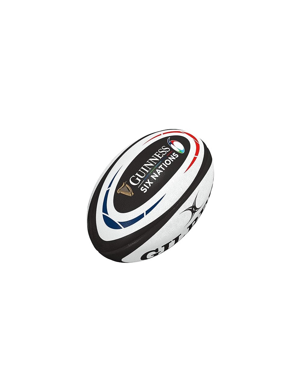 BALLON RUGBY REPLICA DES 6 NATIONS GILBERT T5
