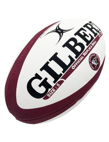 BALLON RUGBY REPLICA UNION BORDEAUX BEGLES GILBERT TAILLE 5