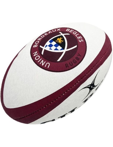 BALLON RUGBY REPLICA UNION BORDEAUX BEGLES GILBERT TAILLE 5