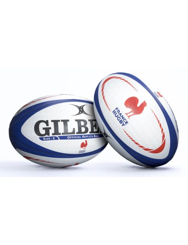 Ballon Rugby Replica France taille 5 (nouveau logo)