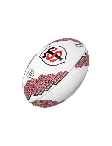BALLON RUGBY SUPPORTER STADE TOULOUSAIN GILBERT TAILLE 5