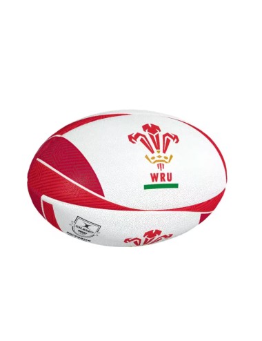 BALLON RUGBY SUPPORTER PAYS DE GALLES GILBERT TAILLE 5