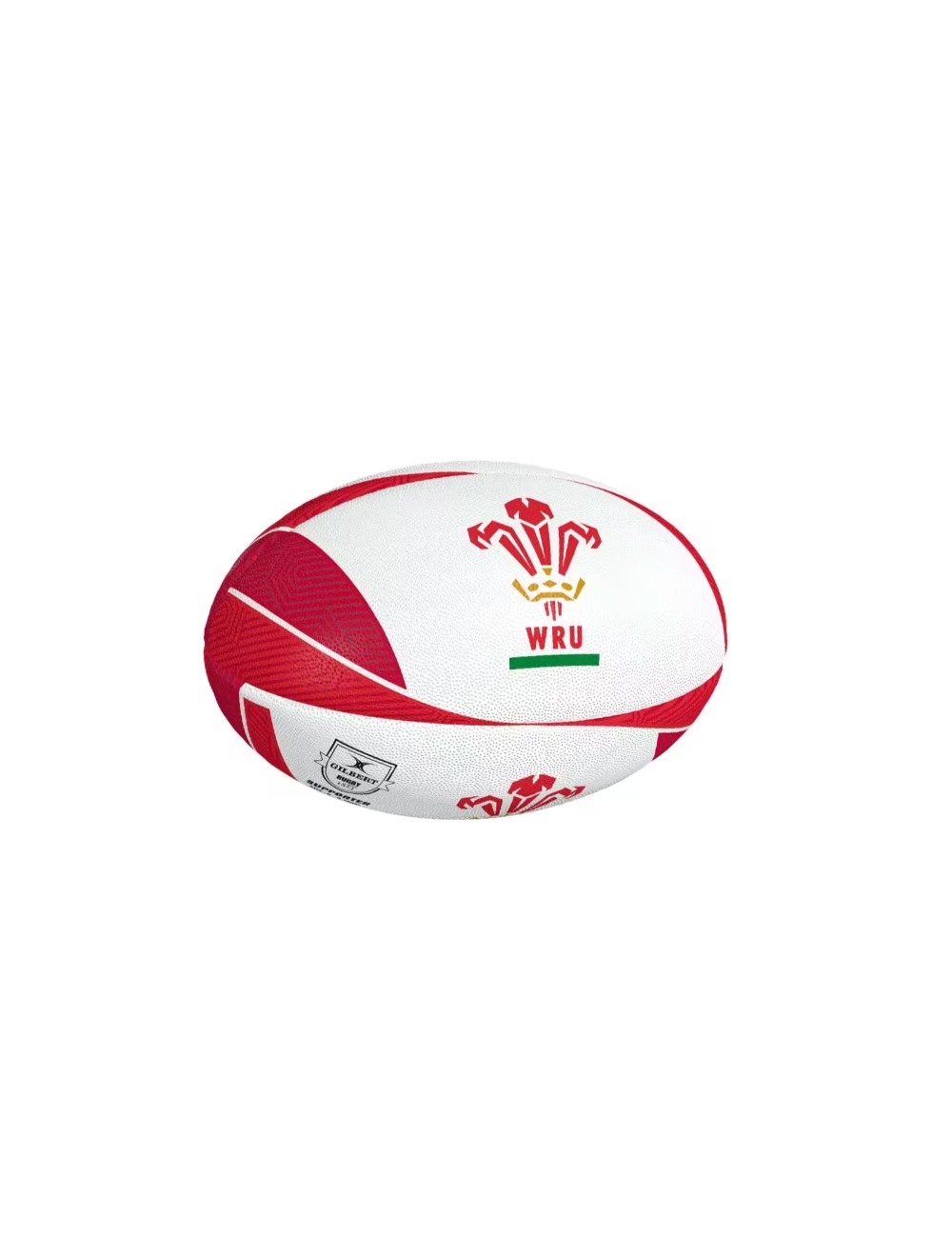 BALLON RUGBY SUPPORTER PAYS DE GALLES GILBERT TAILLE 5