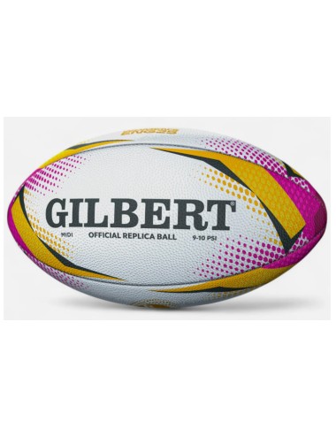 BALLON RUGBY REPLICA RWC 2025 GILBERT TAILLE MIDI