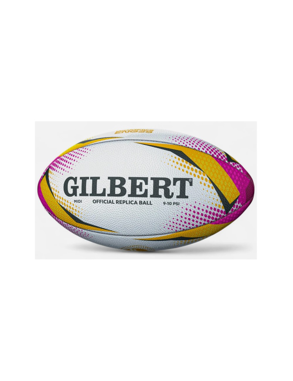 BALLON RUGBY REPLICA RWC 2025 GILBERT TAILLE MIDI