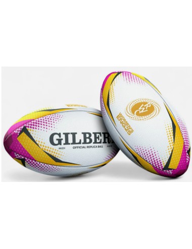 BALLON RUGBY REPLICA RWC 2025 GILBERT TAILLE MIDI
