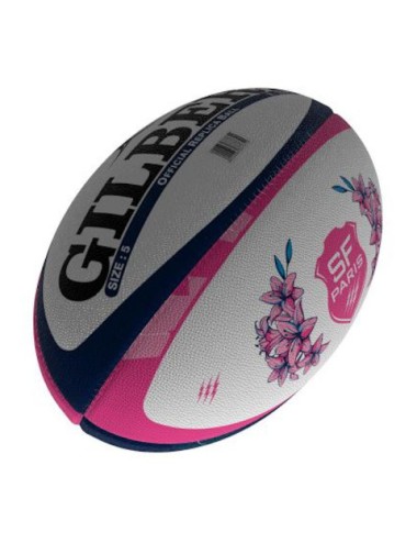 BALLON RUGBY REPLICA STADE FRANCAIS GILBERT TAILLE 5
