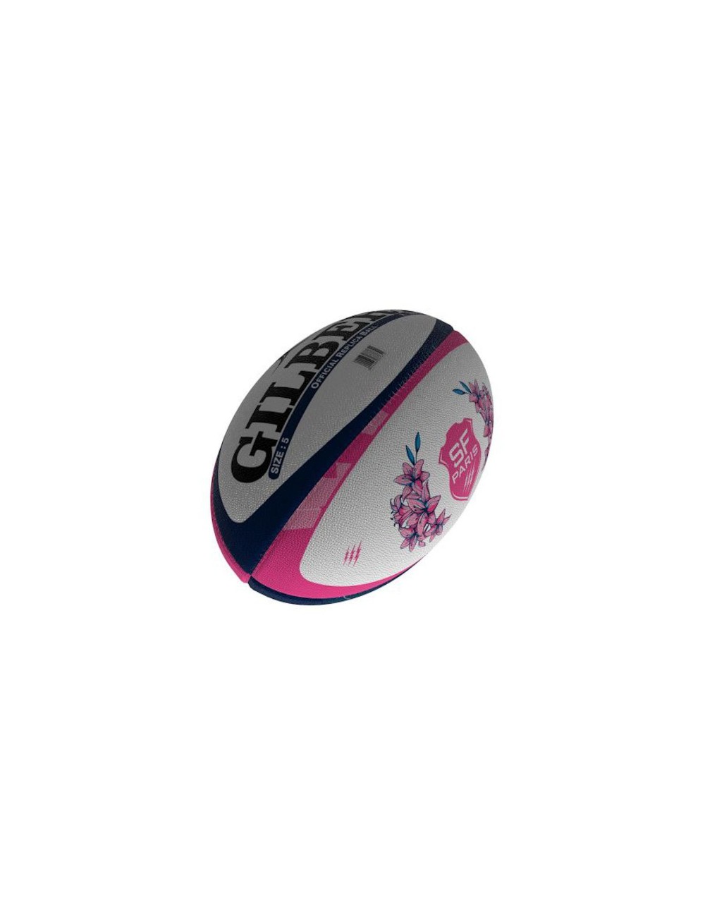 BALLON RUGBY REPLICA STADE FRANCAIS GILBERT TAILLE 5