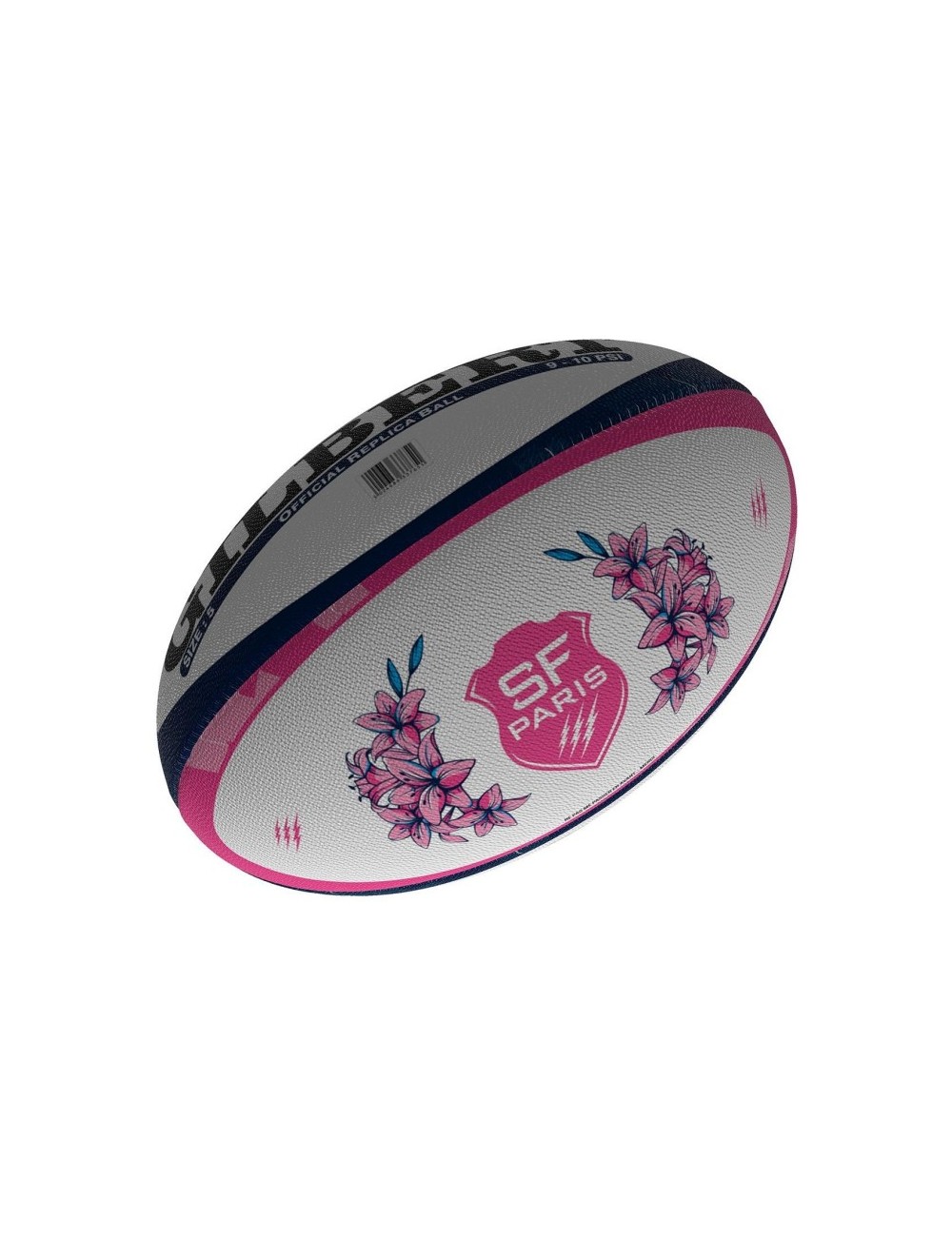 BALLON RUGBY REPLICA STADE FRANCAIS GILBERT TAILLE 5