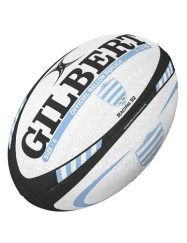 BALLON RUGBY REPLICA RACING 92 GILBERT TAILLE 5