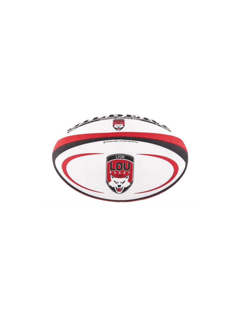 BALLON RUGBY REPLICA LYON GILBERT TAILLE 5