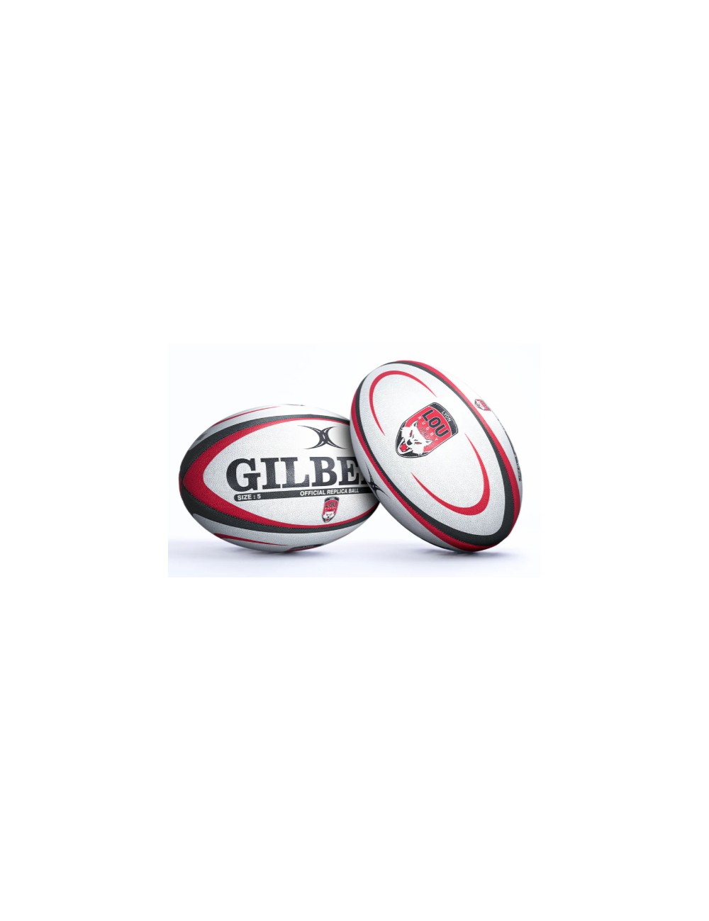 BALLON RUGBY REPLICA LYON GILBERT TAILLE 5