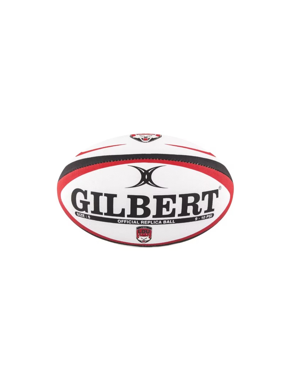 BALLON RUGBY REPLICA LYON GILBERT TAILLE 5