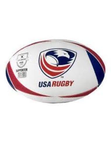 BALLON RUGBY SUPPORTER USA GILBERT TAILLE 5