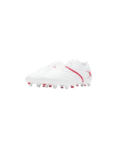 CRAMPONS RUGBY HYBRIDES GILBERT SIDESTEP X20 POWER 6S BLANC/ROUGE