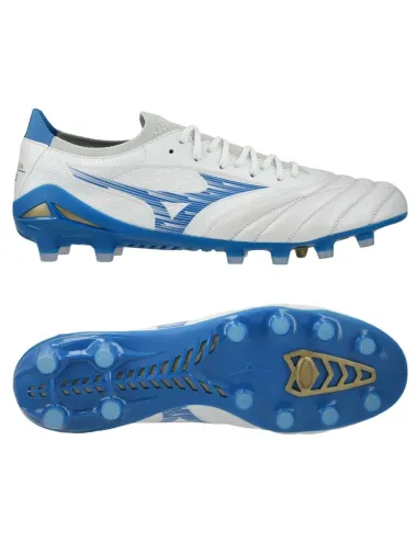 CRAMPONS MIZUNO MORELIA NEO BETA ELITE MOULÉE BLANC