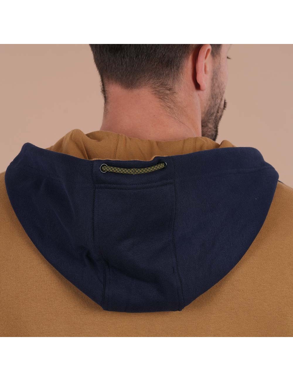 SWEAT CAPUCHE RUCKFIELD SELECTED RUGBY BEIGE