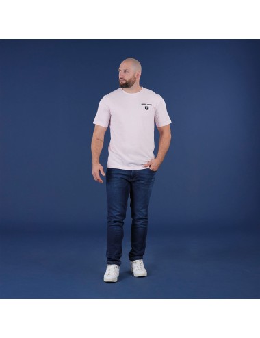 T-SHIRT ROSE MANCHES COURTES RUCKFIELD LE CLUB