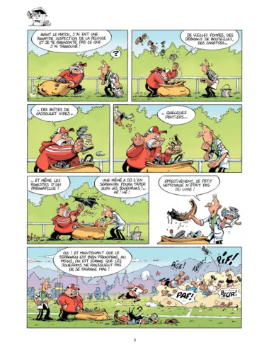 BD Les Rugbymen "On n'est pas venus pour être là !" Tome 3
