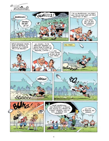 BD Les Rugbymen "On n'est pas venus pour être là !" Tome 3