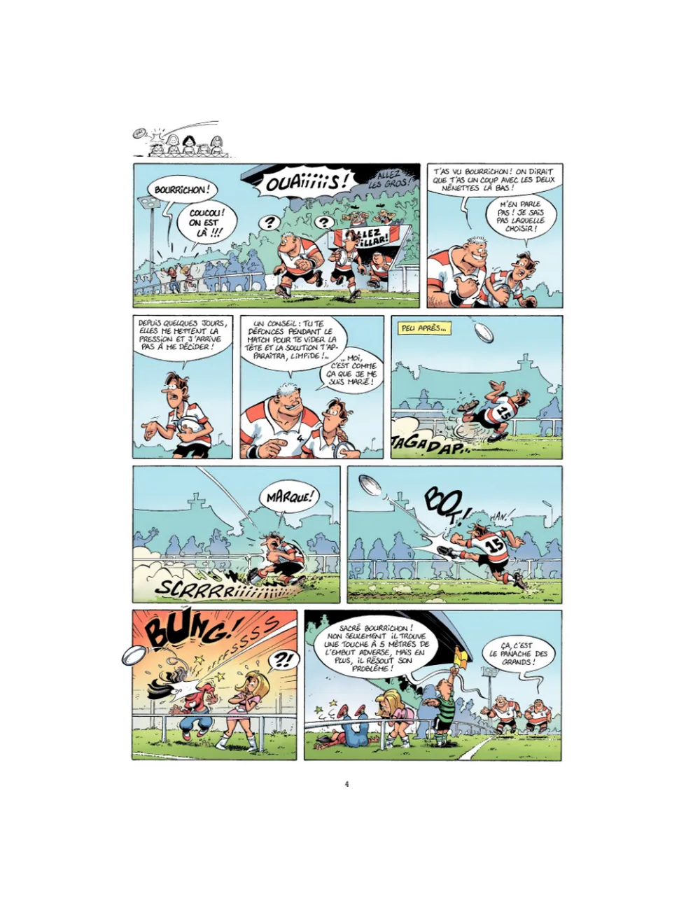 BD Les Rugbymen "On n'est pas venus pour être là !" Tome 3