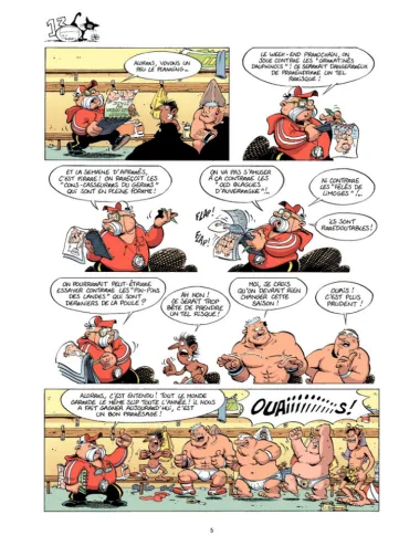 BD Les Rugbymen "On n'est pas venus pour être là !" Tome 3