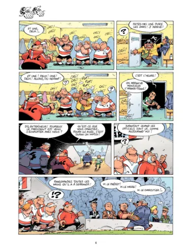 BD Les Rugbymen "On n'est pas venus pour être là !" Tome 3