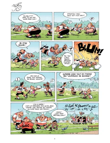 BD Les Rugbymen "On n'est pas venus pour être là !" Tome 3