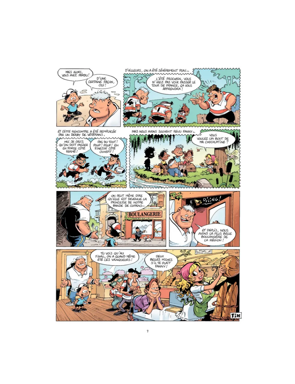 BD Les Rugbymen "Dimanche prochain, on jouera samedi" Tome 4