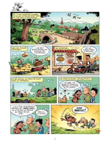 BD Les Rugbymen "On commence à fond, puis on accélère" Tome 6