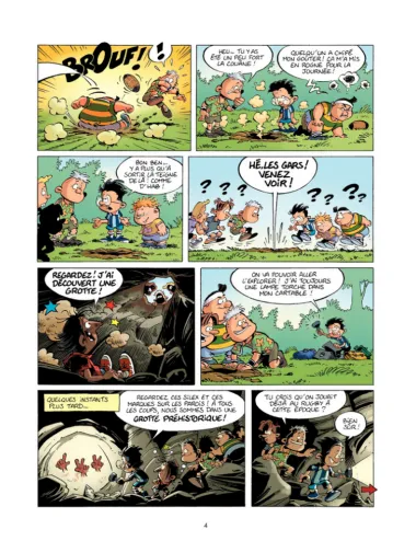 BD Les Rugbymen "On commence à fond, puis on accélère" Tome 6