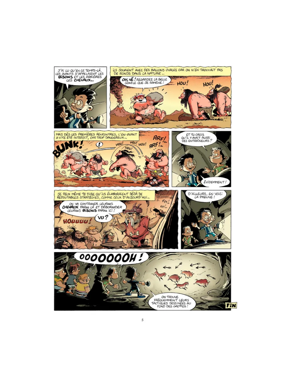 BD Les Rugbymen "On commence à fond, puis on accélère" Tome 6